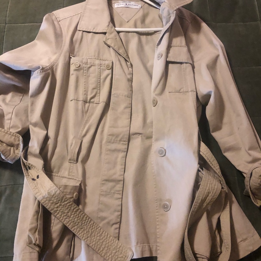 Tommy Hilfiger Khaki safari style jacket